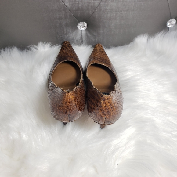 Style & Co. Snake texture leather heels - Picture 12 of 14